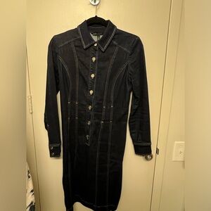 White House Black Market denim dress